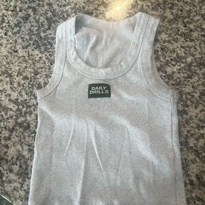 Daily Drills Gray Tank Top